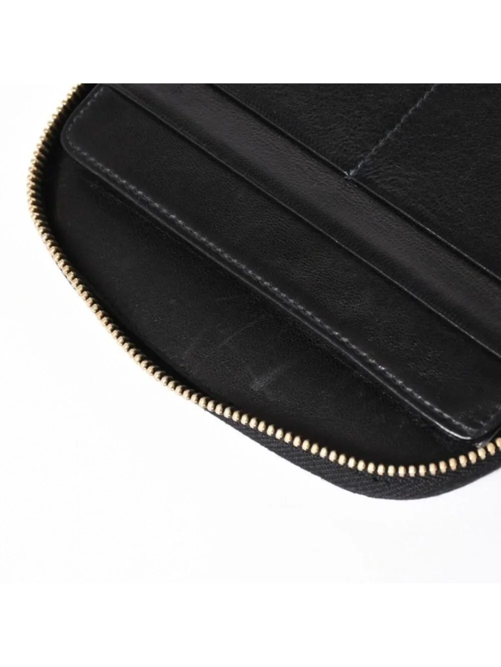 Chanel New Travel Line Multi Pouch CD Case Black CC Logo Nylon Jacquard Fabric